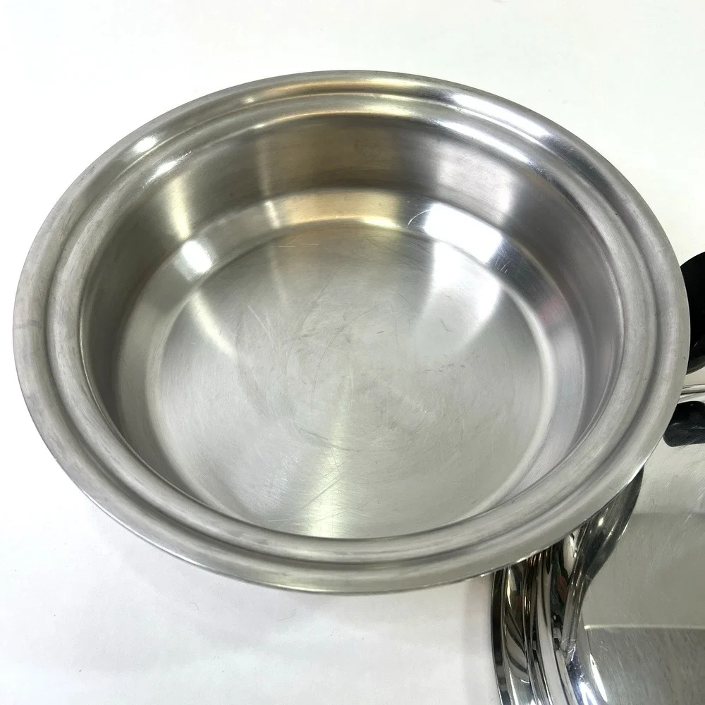 Americraft Small‎ Skillet With Lid Waterless Stainless Steel West Bend WI USA